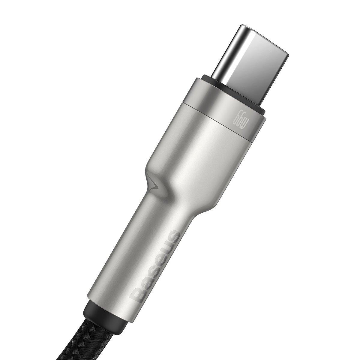 Baseus Cafule USB - USB-C laidas 66W 0.25m - Juodas