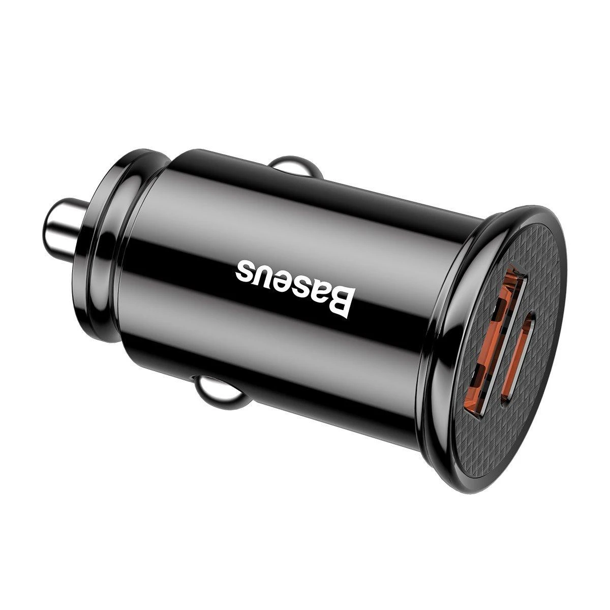 Baseus Circular automobilinis įkroviklis PD QC4.0 + 5A 30W - Juodas
