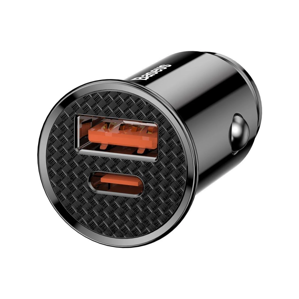 Baseus Circular automobilinis įkroviklis PD QC4.0 + 5A 30W - Juodas