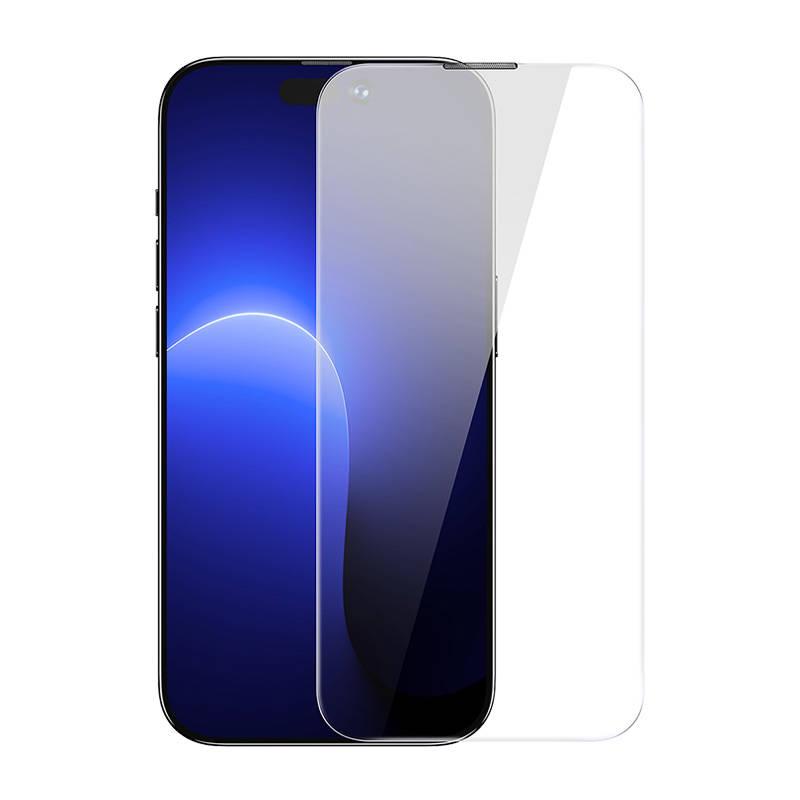 Baseus Crystal grūdintas stiklas, atsparus dulkėms 0.3 mm, skirtas iPhone 14 Pro (1 vnt)