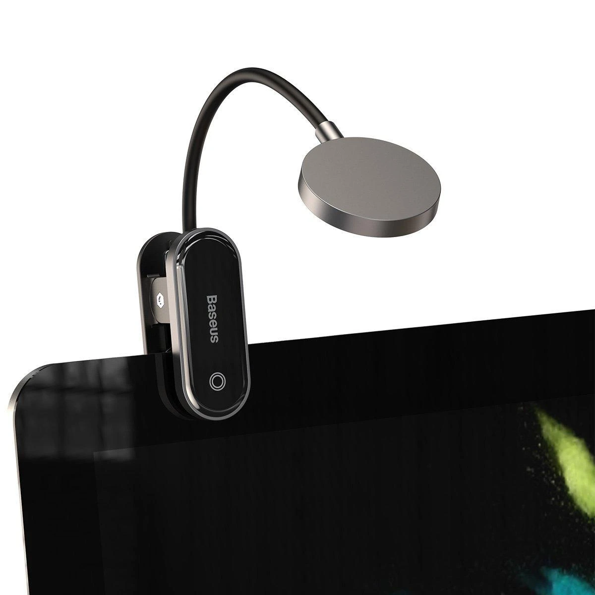 Baseus Prisegama skaitymo LED lempa, įkraunama USB, 3W, neutraliai balta