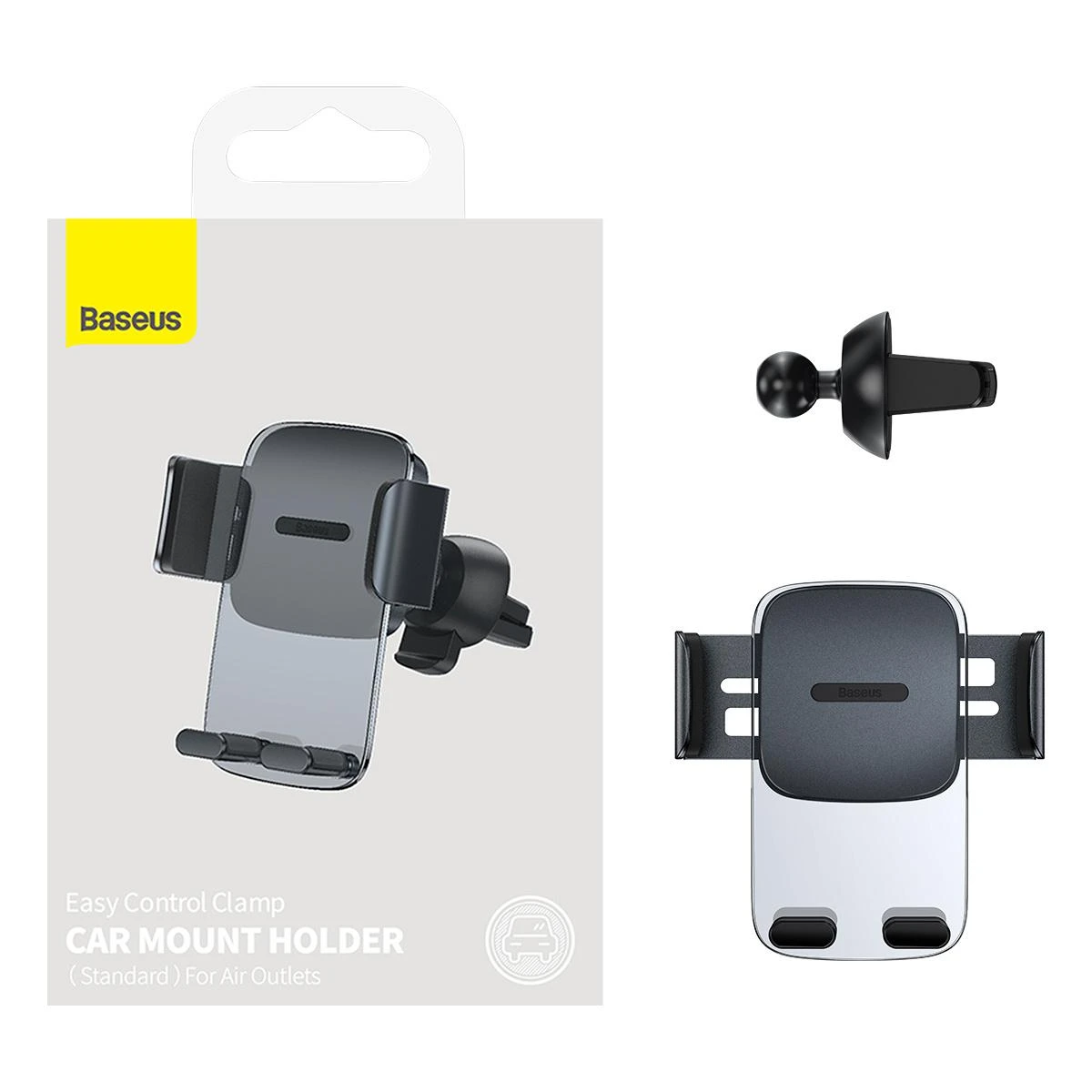 Baseus Easy Control Clamp automobilinis laikiklis - juodas