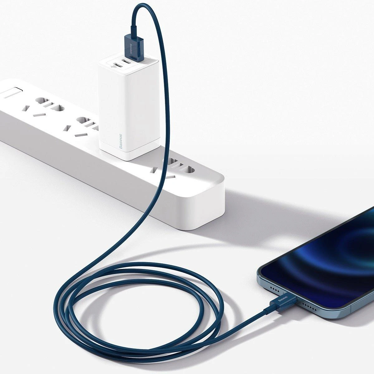 Baseus Geresnis serija Kabelinė USB IP 2.4A 1m (mėlyna)