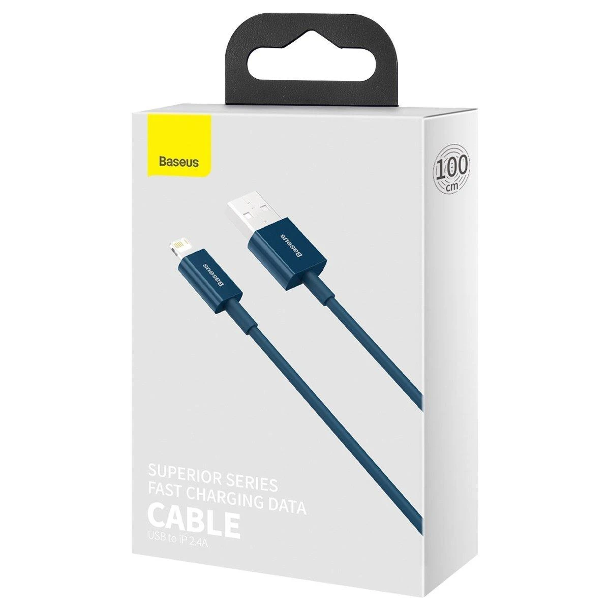 Baseus Geresnis serija Kabelinė USB IP 2.4A 1m (mėlyna)