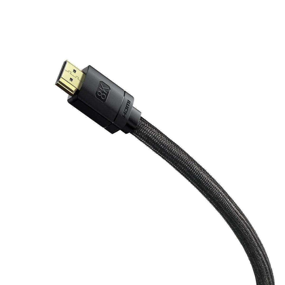Kabelis HDMI-HDMI kištukai 2.0m (HDMI 2.1) juodas 8K 60Hz 48Gbps / 4K 120Hz, BASEUS