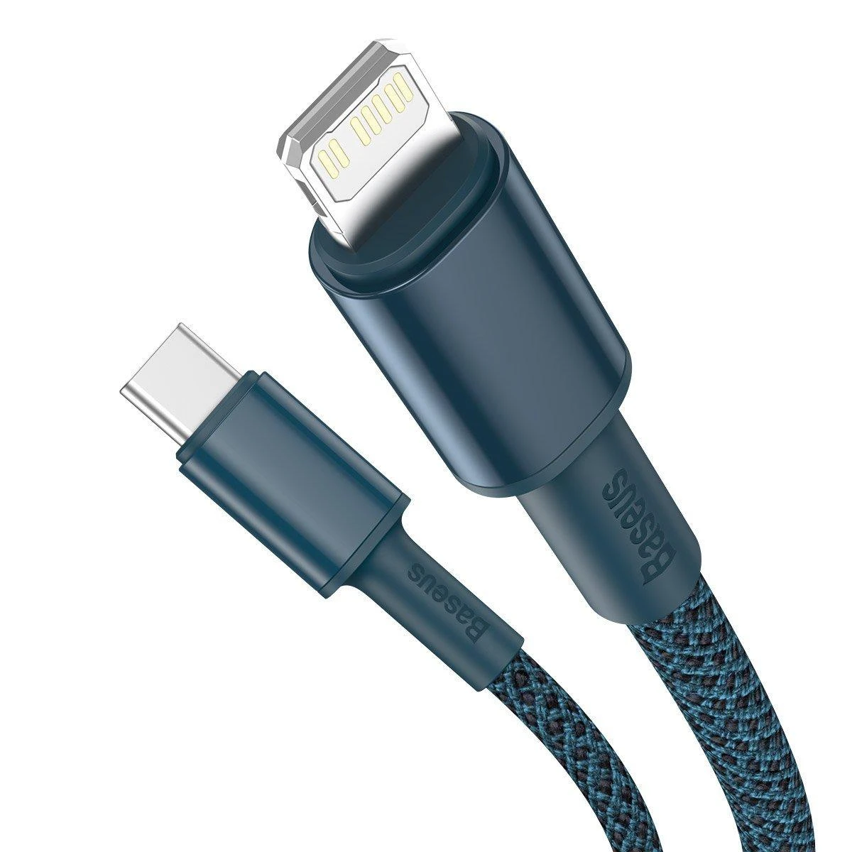 Baseus High Density Braided kabelis Type-C į Lightning PD 20W 2m - Mėlynas