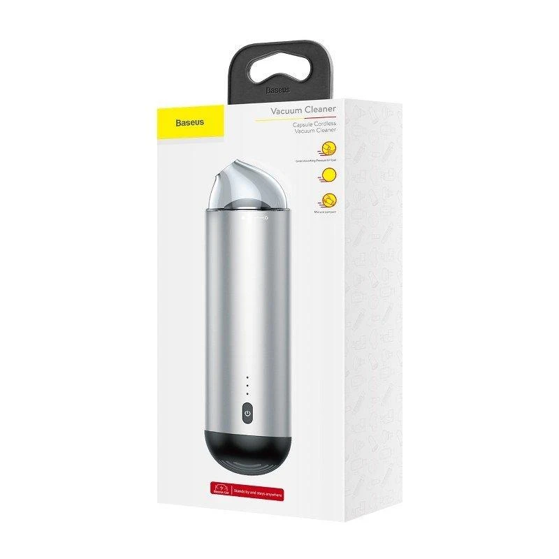 Baseus Capsule Wireless dulkių siurblys 65W - Sidabrinis