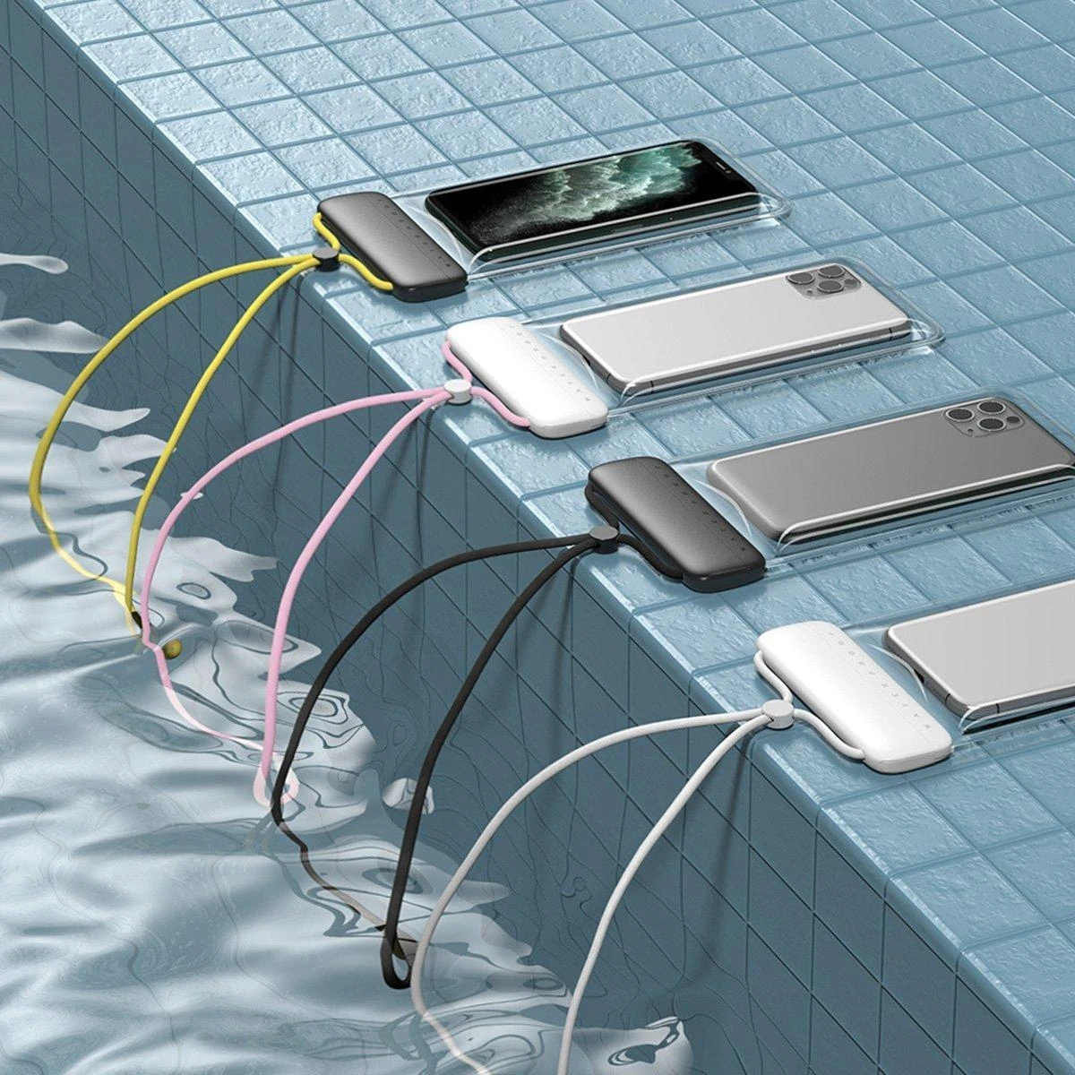 Baseus Universalus vandeniui nepralaidus IPX8 dėklas telefonams iki 7.2"
