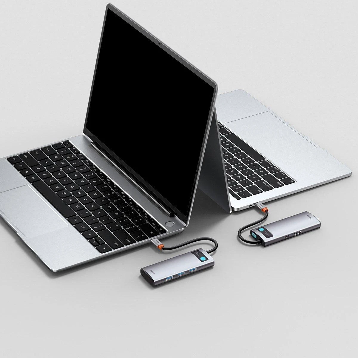 Baseus Metal Gleam serijos 5in1 stebulė, nuo USB-C iki 3x USB 3.0 + HDMI + USB-C PD