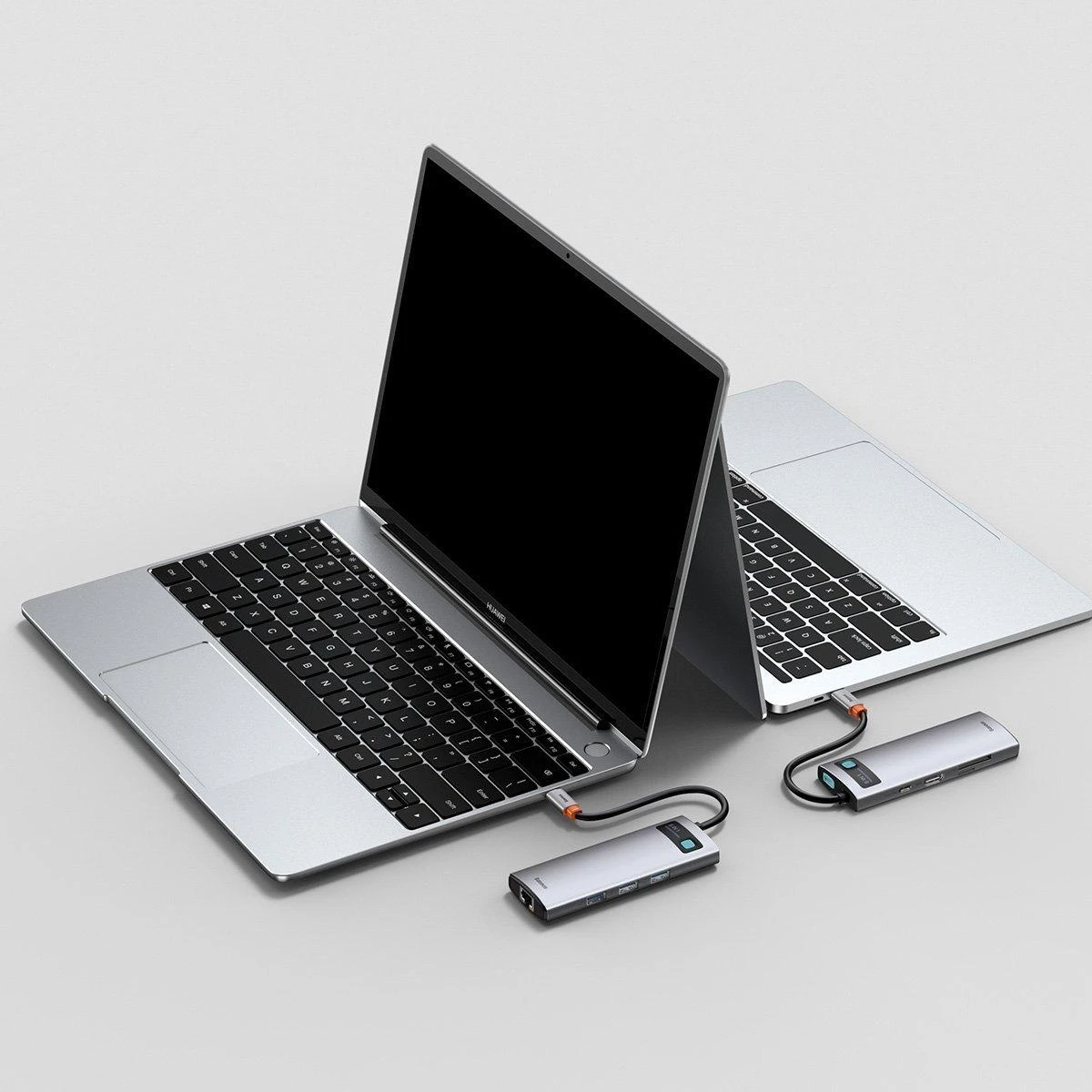 Jungčių stotelė / adapteris USB C kištukas - 8 rūšių jungtys Metal Gleam BASEUS