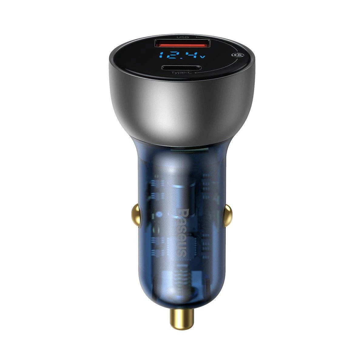 Baseus QC + PPS greitasis automobilinis įkroviklis 65W - Sidabrinis