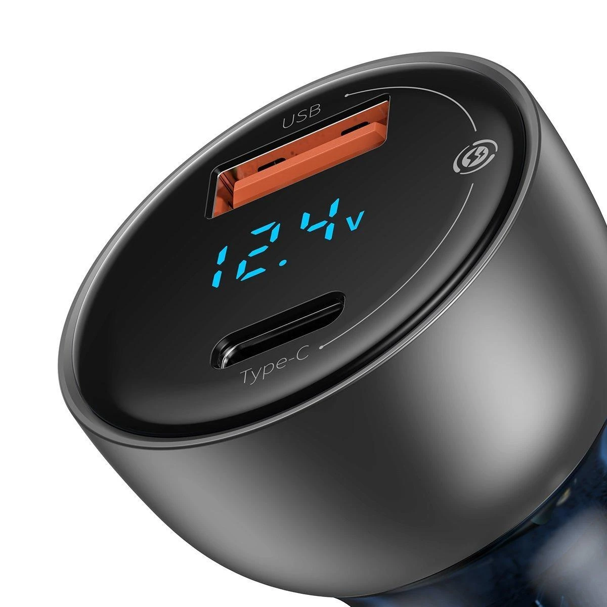 Baseus QC + PPS greitasis automobilinis įkroviklis 65W - Sidabrinis
