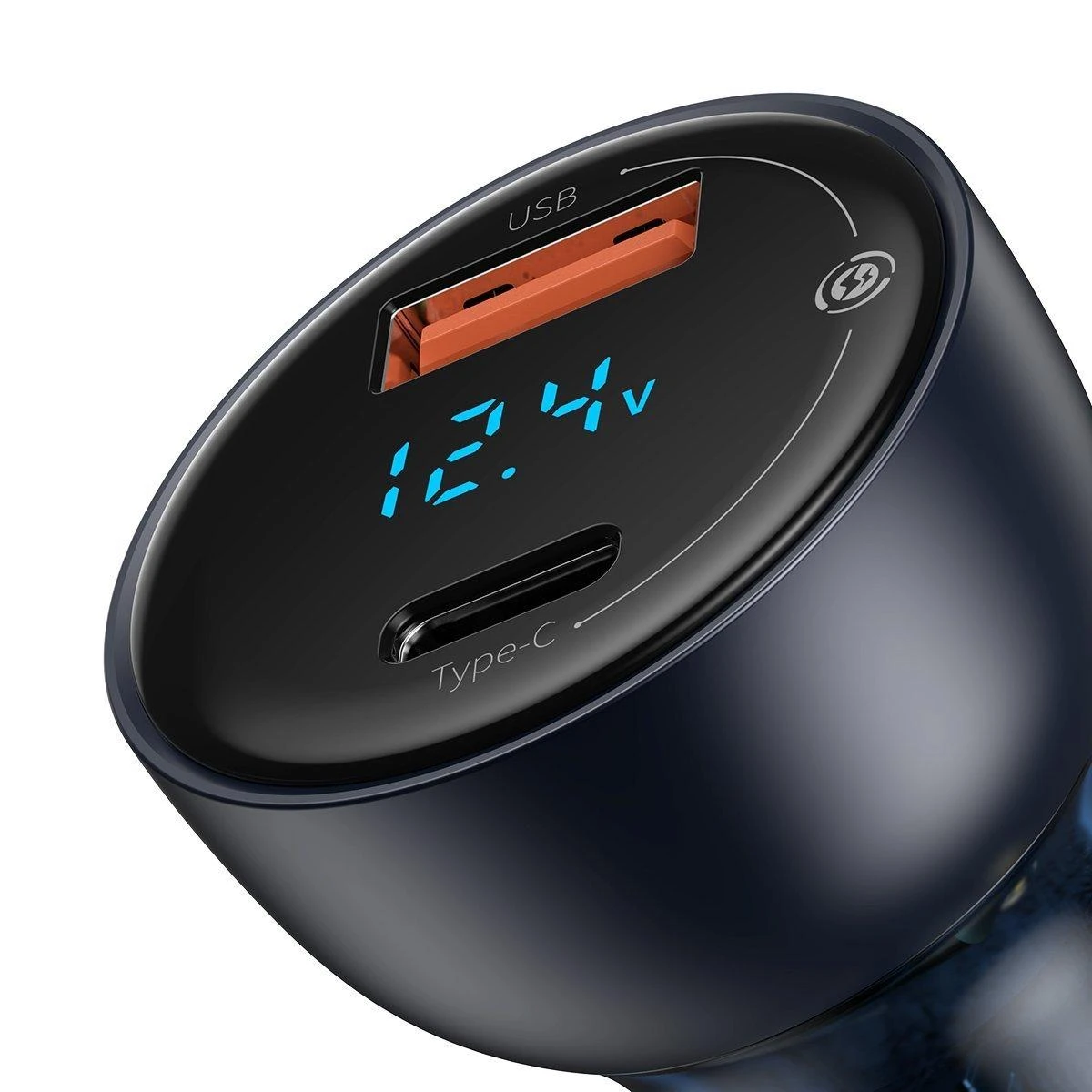 Baseus QC + PPS greitasis automobilinis įkroviklis 65W - Pilkas