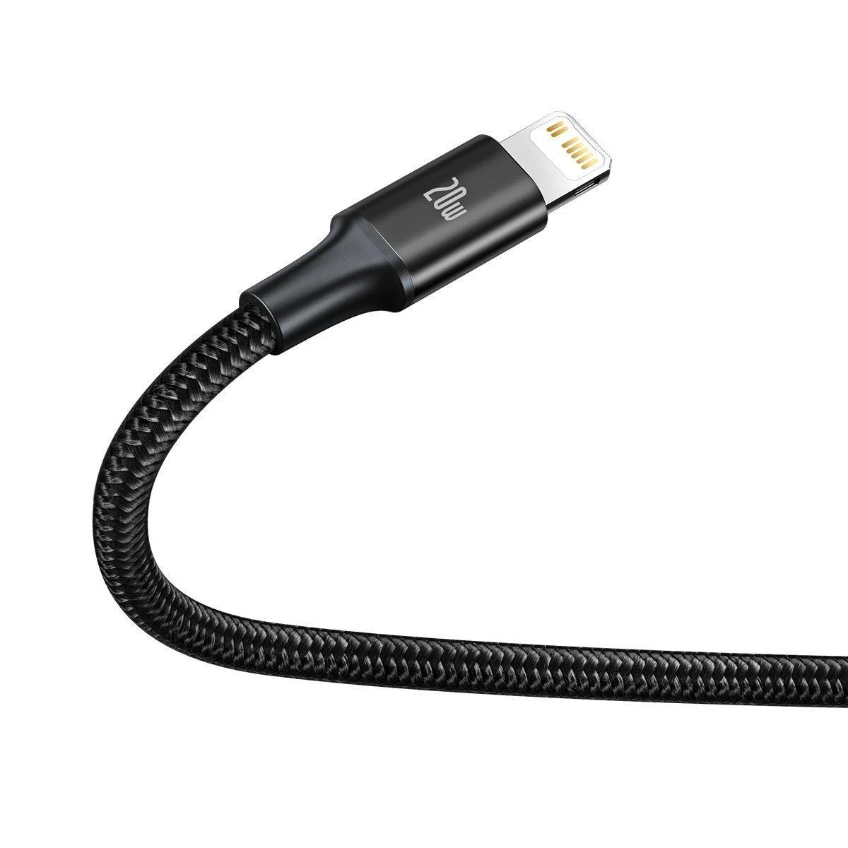 Kabelis USB C - 3 kištukai (USB C (iki 15W), micro USB (iki 10W), lightning (iki 20W)) 1.5m juodas Rapid BASEUS