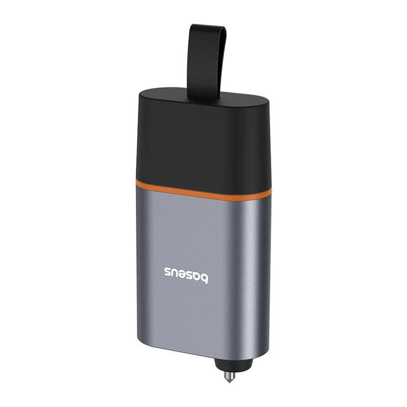 Baseus Sharp Tool apsauginis plaktukas Langų daužymas+apsauginio diržo pjovimas - juodas