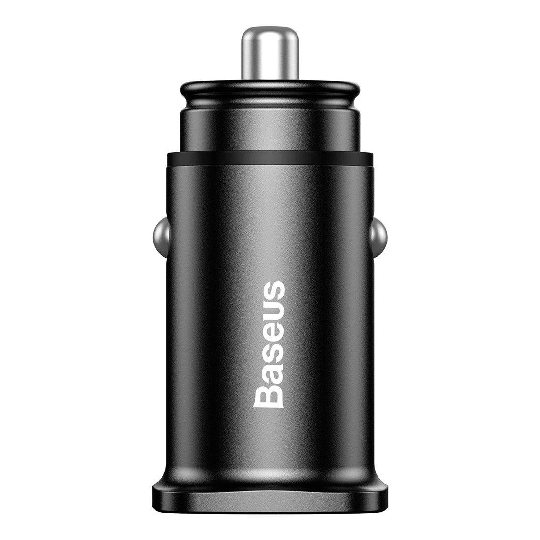 Baseus Square automobilinis įkroviklis 2xUSB QC3.0 5A 30W - Juodas