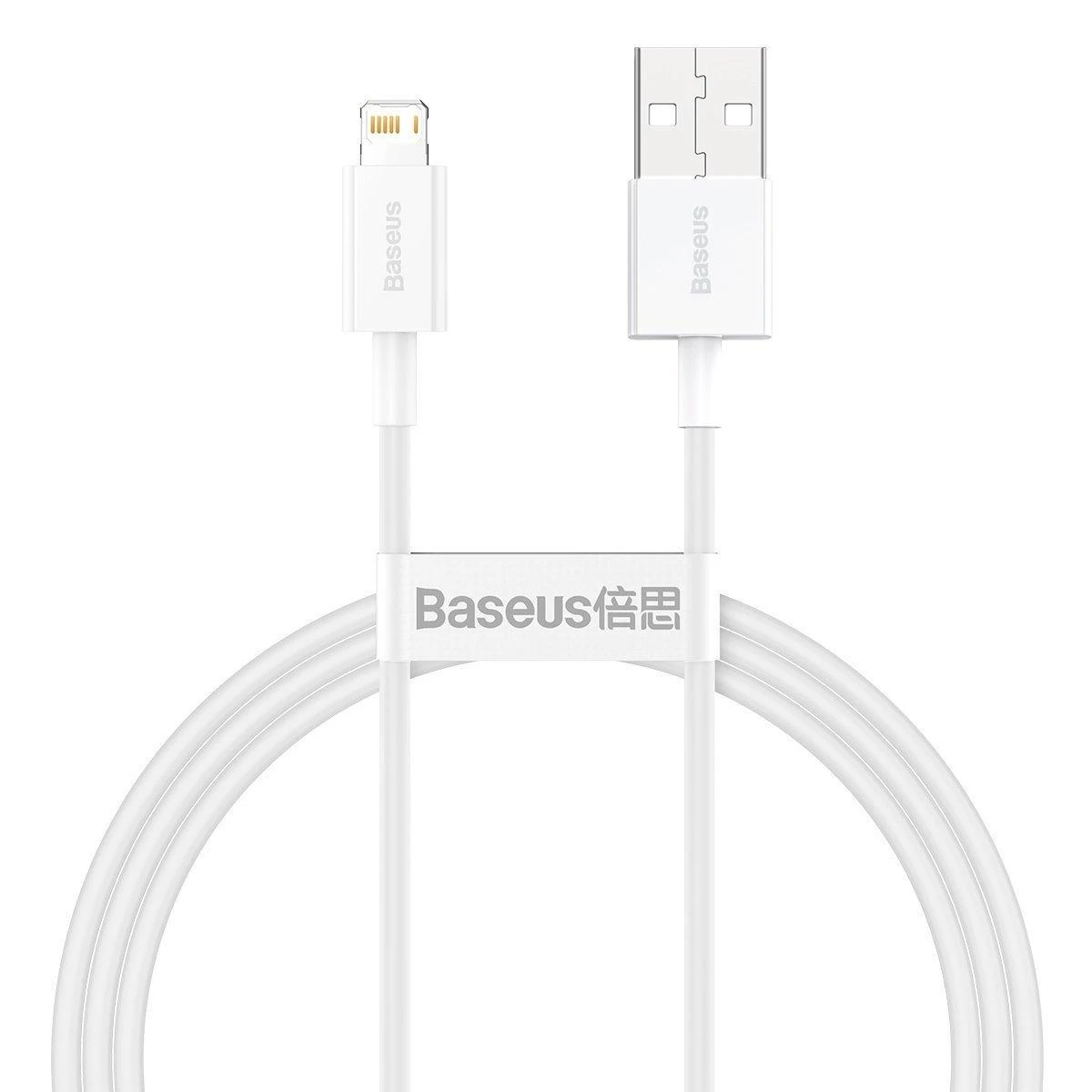 Kabelis USB A - IP Lightning 1.0m baltas Superior serijos BASEUS