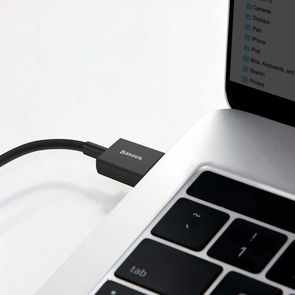 USB kabelis Baseus Superior iš USB į Type-C 66W 2.0m juodas CATYS-A01