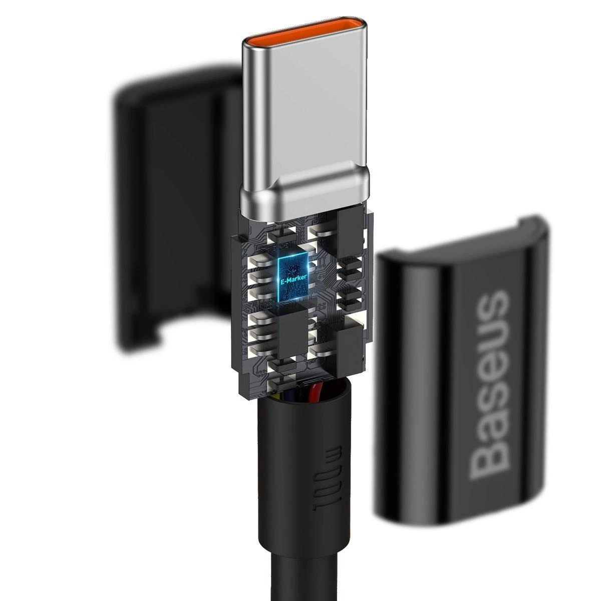 Baseus Superior serijos USB-C - USB-C kabelis 100W 2m juodas