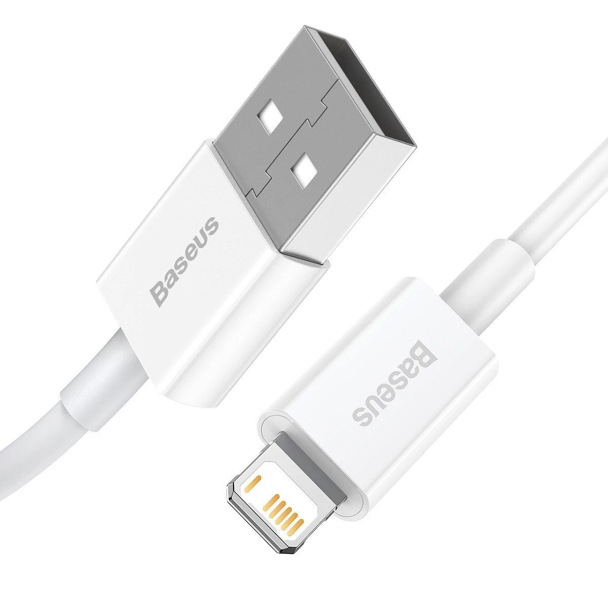 Kabelis  CABLE LIGHTNING TO USB 2M/Baltas CALYS-C02 BASEUS