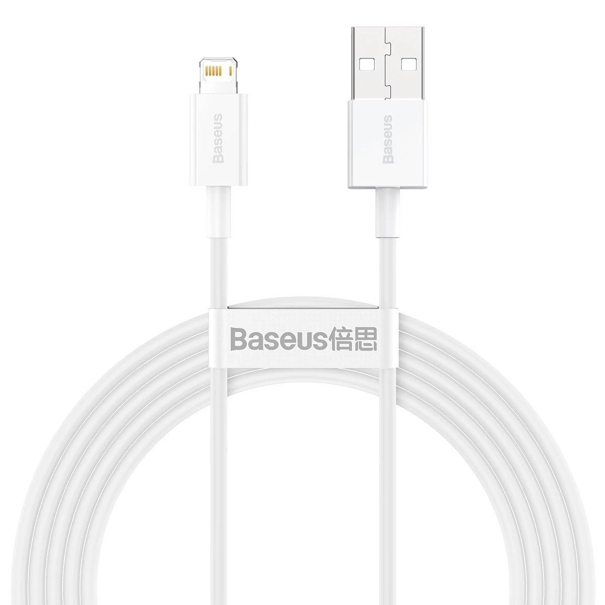 Kabelis  CABLE LIGHTNING TO USB 2M/Baltas CALYS-C02 BASEUS