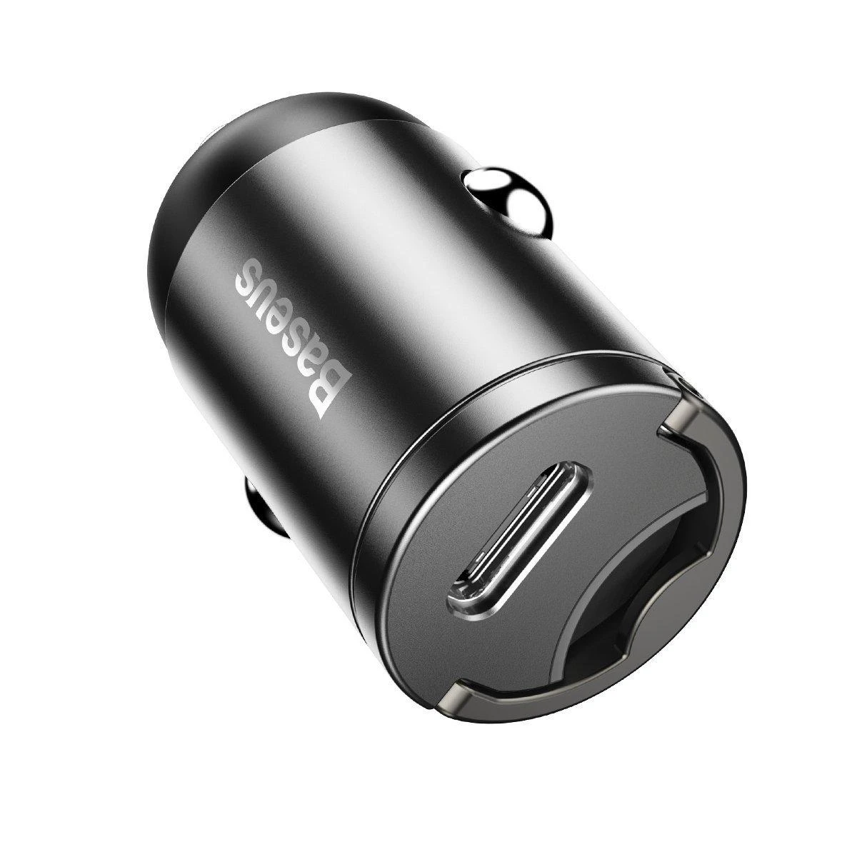 Baseus Tiny Star PPS automobilinis įkroviklis Type-C 30W (pilkas)