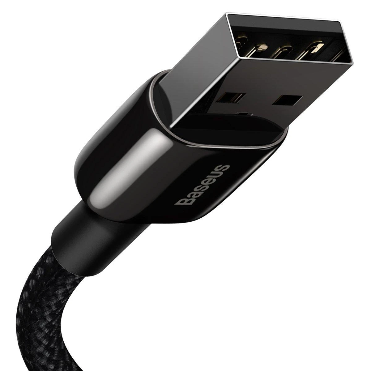 Baseus Tungsten Gold kabelis USB į Lightning 2.4A 2m - Juodas