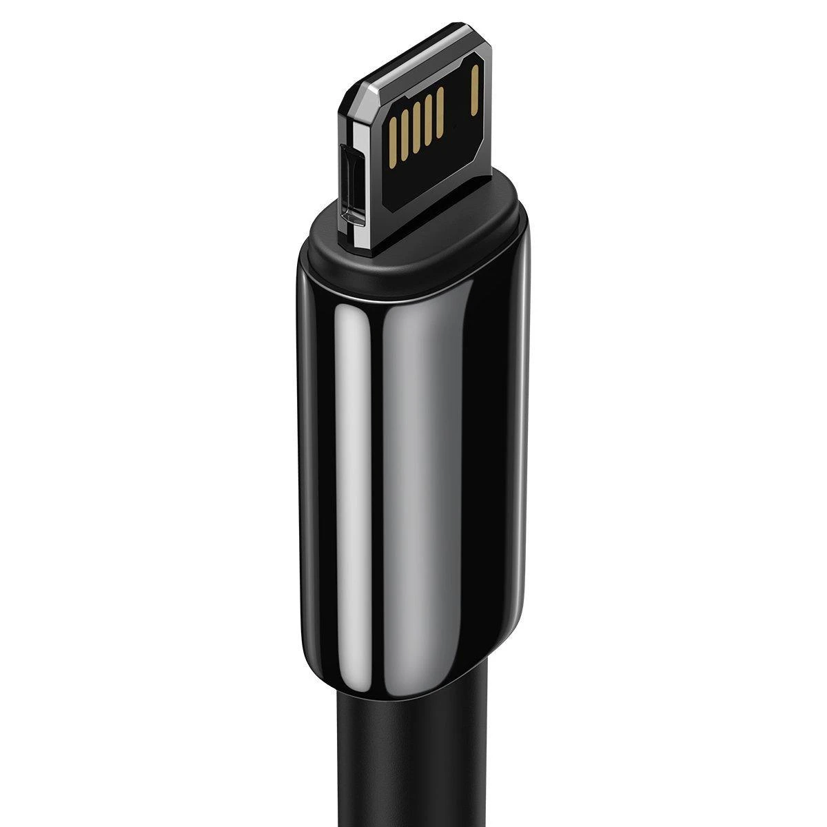 Baseus Tungsten Gold kabelis USB į Lightning 2.4A 2m - Juodas