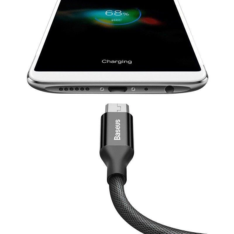 Baseus Yiven micro USB laidas 150 cm 2A - Juodas