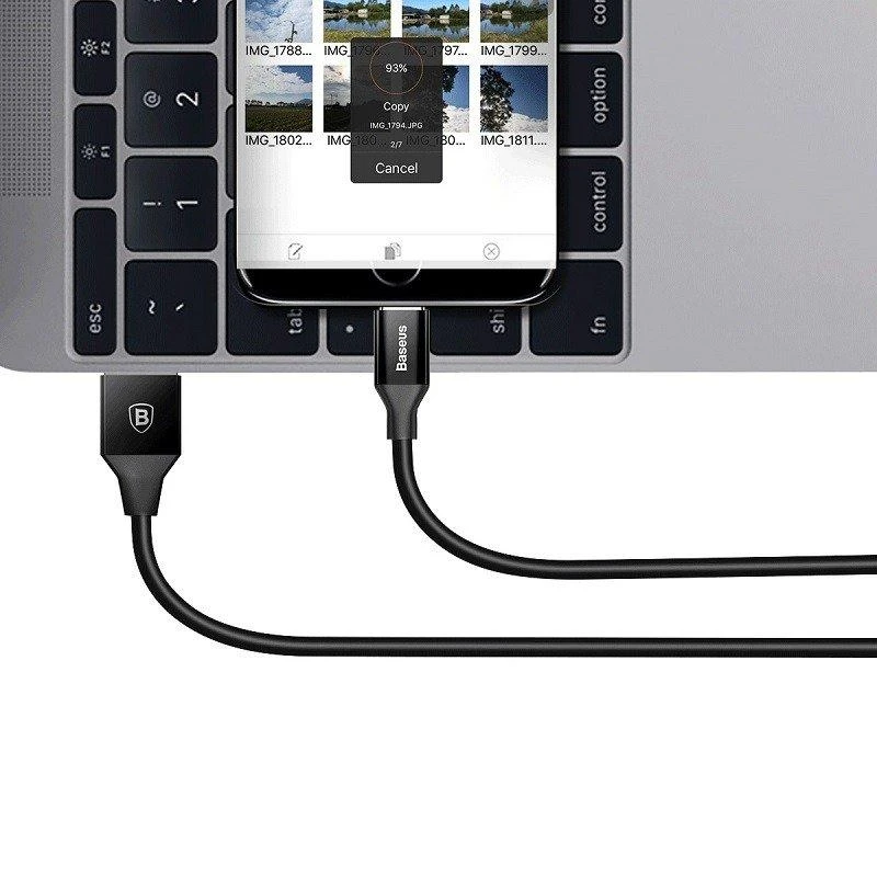 Baseus Yiven micro USB laidas 150 cm 2A - Juodas