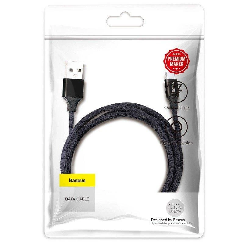 Baseus Yiven micro USB laidas 150 cm 2A - Juodas