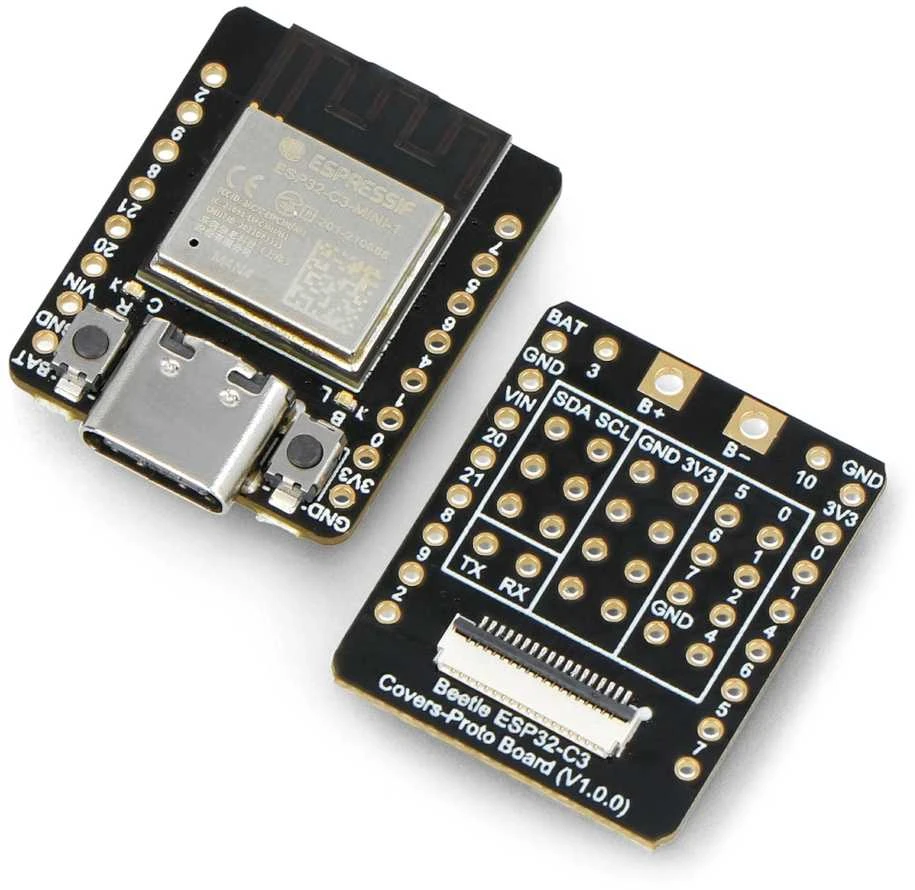 Beetle ESP32 - C3 RISC-V - su Espressif ESP32-C3 RISC-V mikrovaldikliu - WiFi - Bluetooth - DFRobot DFR0868