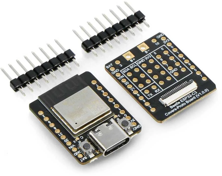 Beetle ESP32 - C3 RISC-V - su Espressif ESP32-C3 RISC-V mikrovaldikliu - WiFi - Bluetooth - DFRobot DFR0868