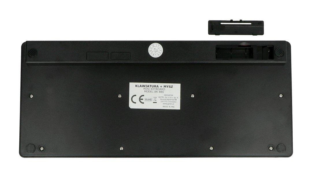 Belaidė Klaviatūra ir pelė K800C rinkinys - juodas