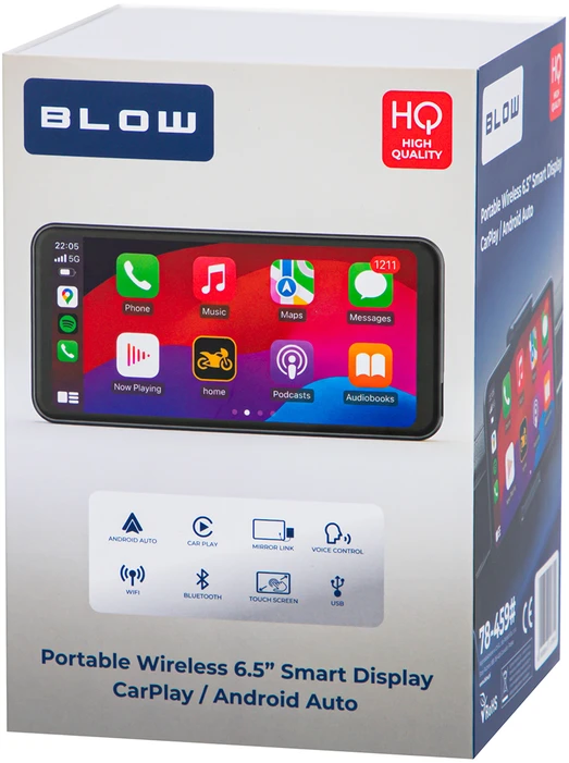 78-459# Stacja multimedialna bezprzewodowa cp04 carplay5.0 6" blow