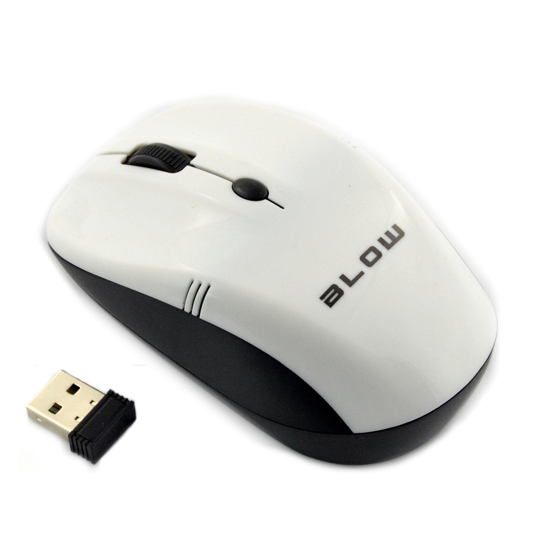 BLOW 84-001 BLOW Optinė Belaidė pelė MB-10 USB baltas