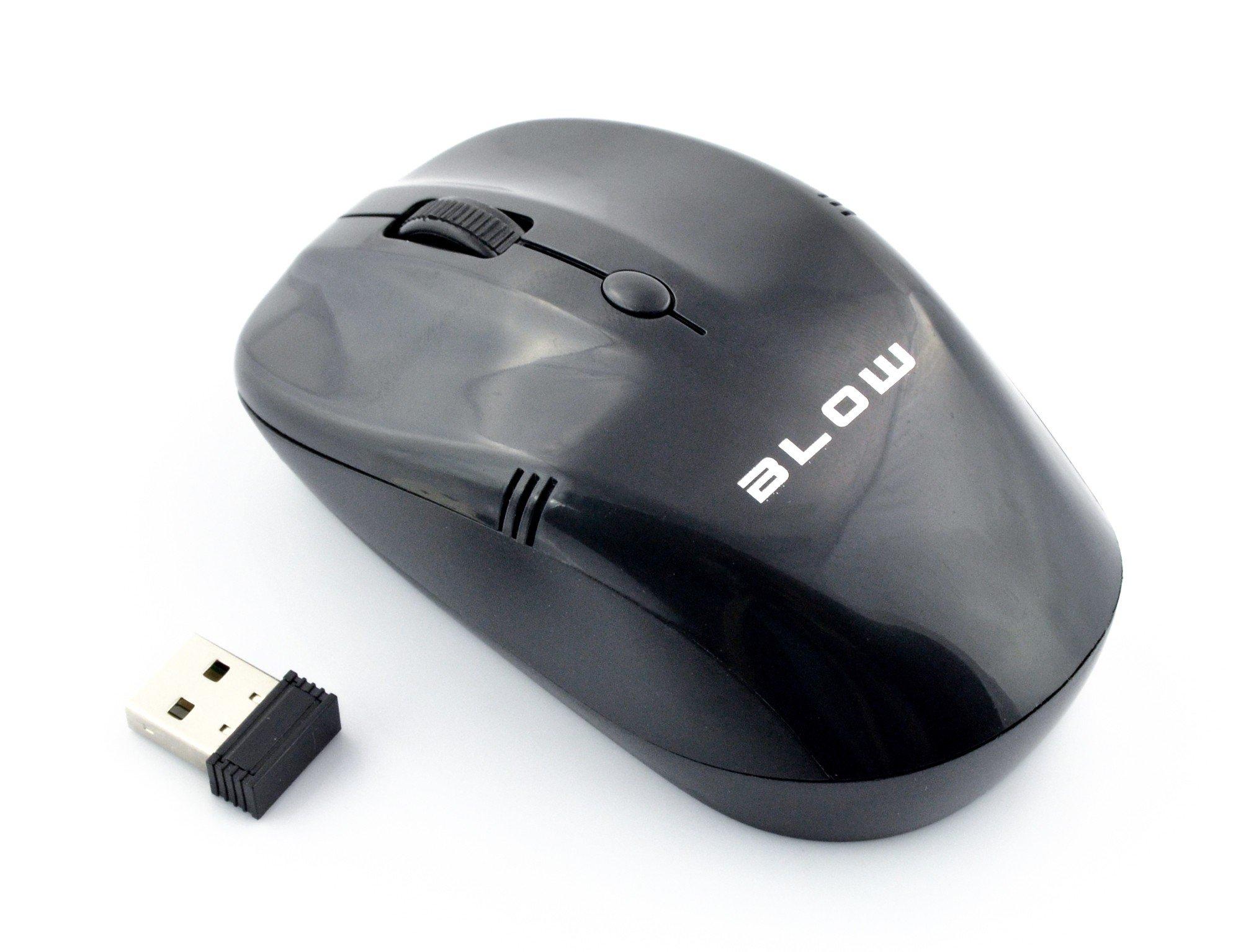 BLOW 84-002 Optinė Belaidė pelė MBP-10 USB juodas