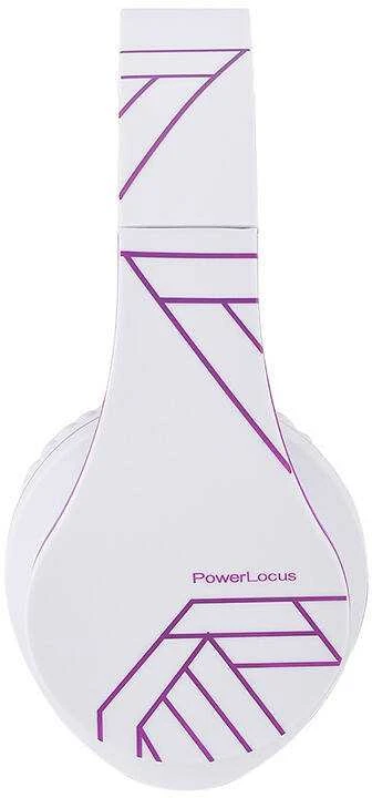 PowerLocus P2 ausinės su violetiniu raštu