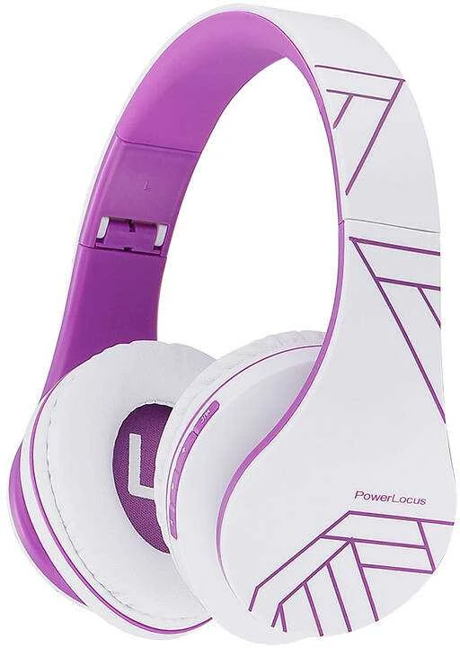 PowerLocus P2 ausinės su violetiniu raštu