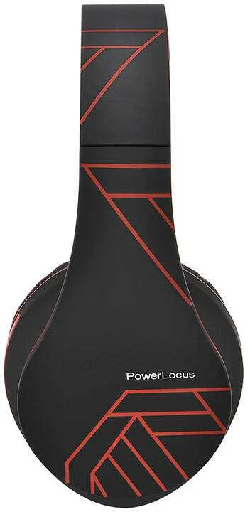 Belaidės ausinės PowerLocus P2 (juodai raudona)