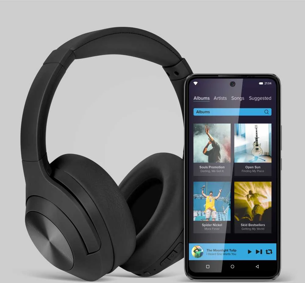 Kruger & Matz F2A ausinės su telefonu