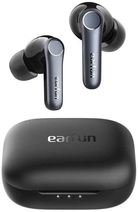 Belaidės ausinės TWS EarFun Air Pro 4, ANC (juoda)
