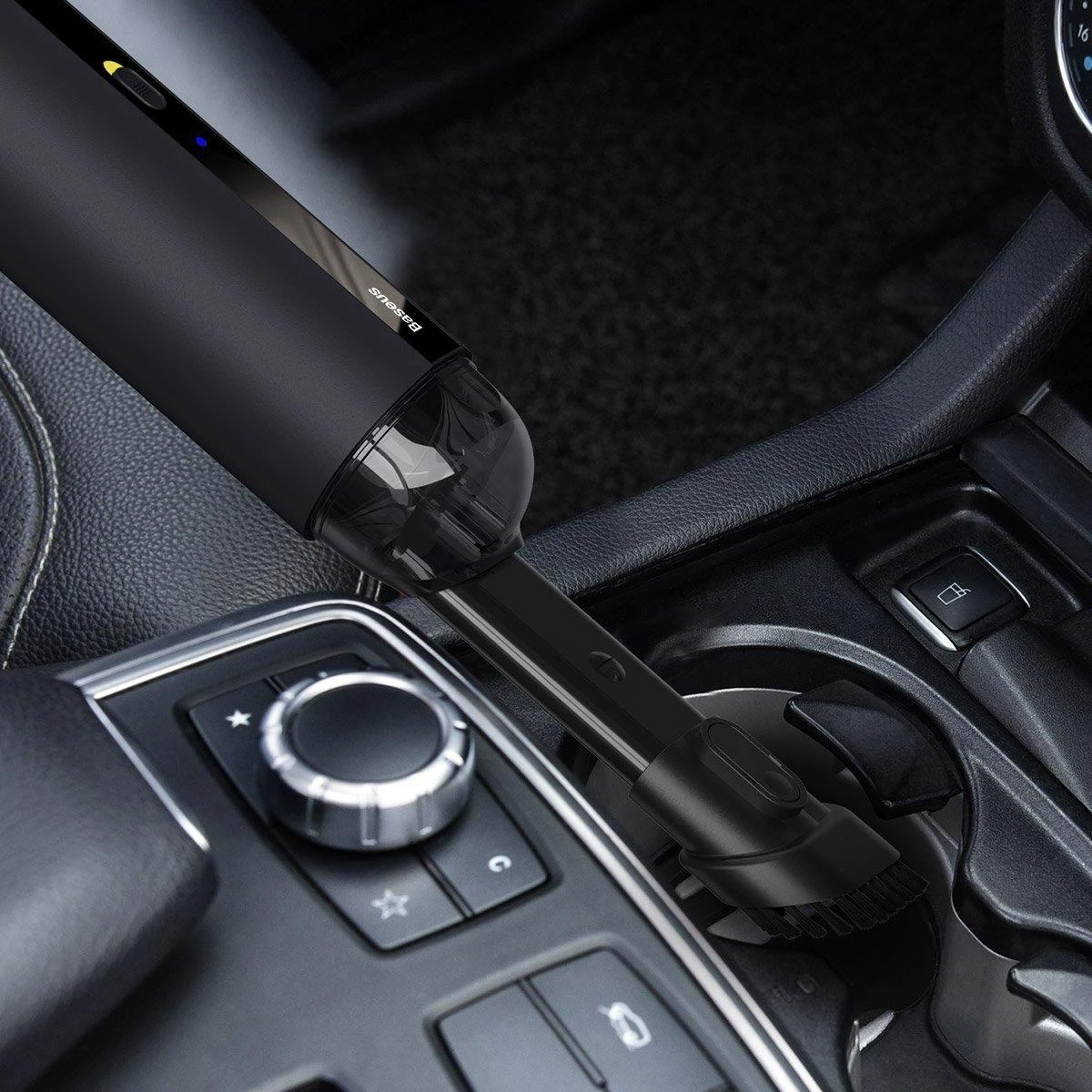 Belaidis automobilinis dulkių siurblys Baseus A2 5000Pa - Juodas