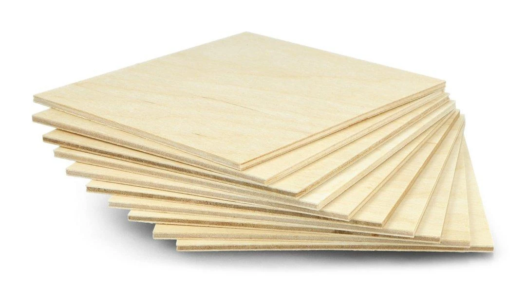 Static Control Oem Beržo fanera - 3mm - formatas 110x120mm - 10 vnt