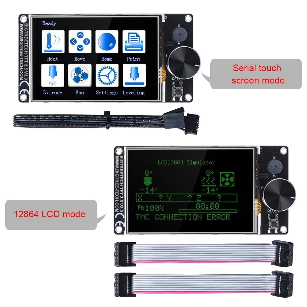 Oem Bigtreetech TFT35 v3.0 ekranas - du darbo režimai