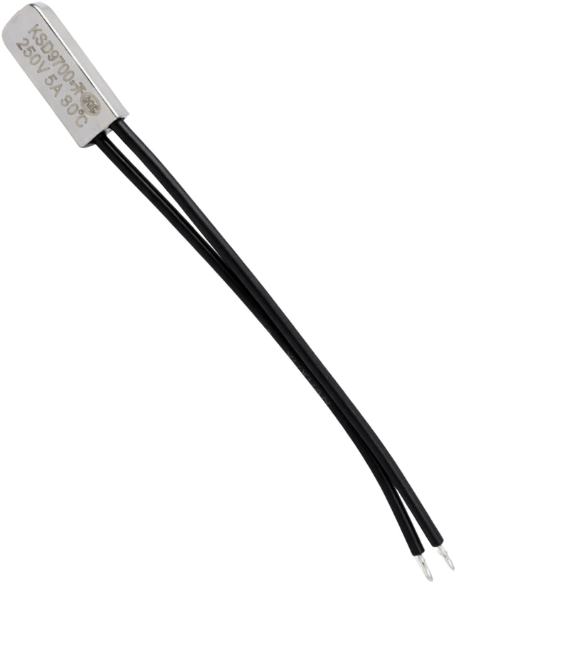 Bimetalinis termostatas KSD 9700 NC - 5A 250V 50℃ - normaliai uždaras termostatas - šiluminė apsauga