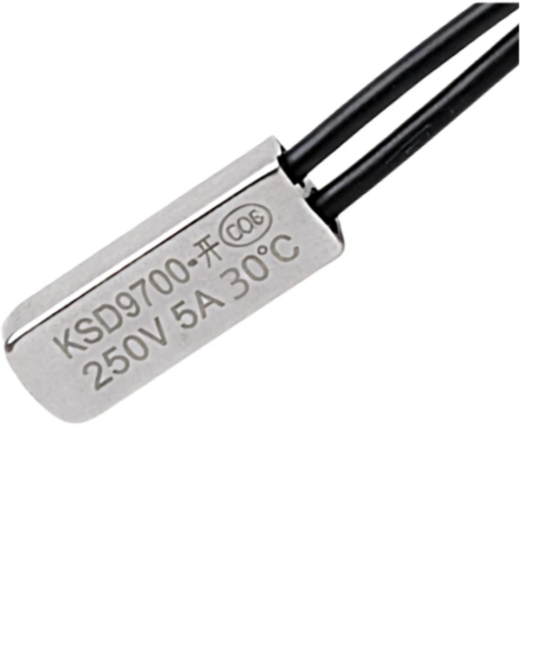 Bimetalinis termostatas KSD 9700 NC - 5A 250V 50℃ - normaliai uždaras termostatas - šiluminė apsauga