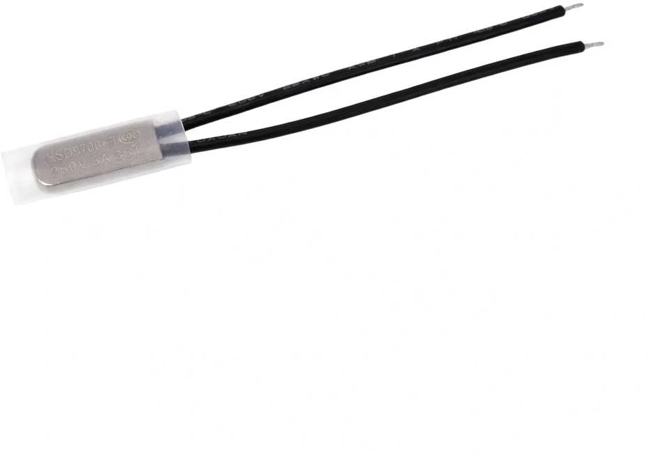 Bimetalinis termostatas KSD 9700 NC - 5A 250V 50℃ - normaliai uždaras termostatas - šiluminė apsauga