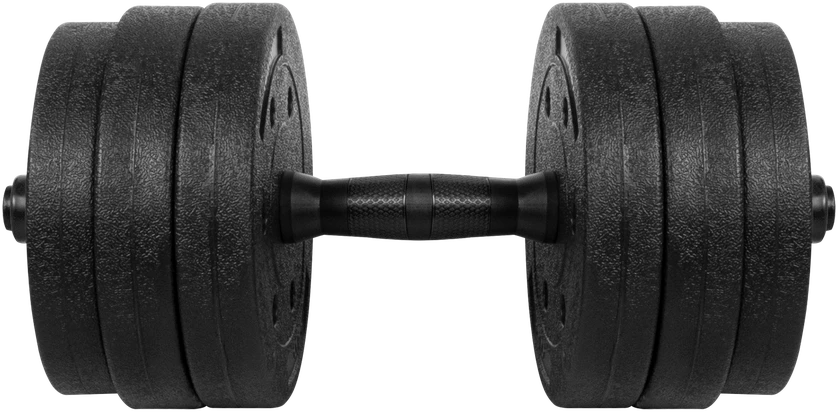 Hantle Bituminiai reguliuojamo svorio hanteliai 2x10kg REBEL ACTIVE