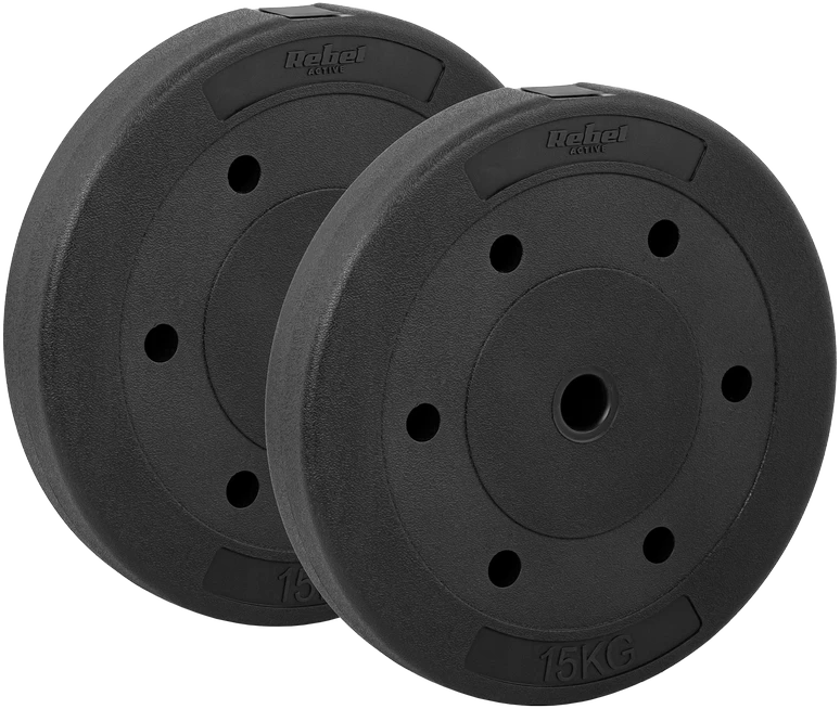 Bituminių apkrovų rinkinys 2x15kg, skylė 31mm, REBEL ACTIVE
